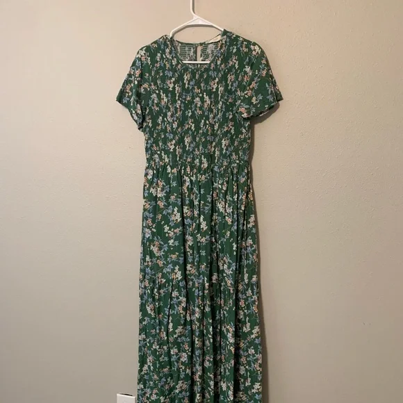 Roolee Green Floral Maxi Dress - Picture 2 of 9